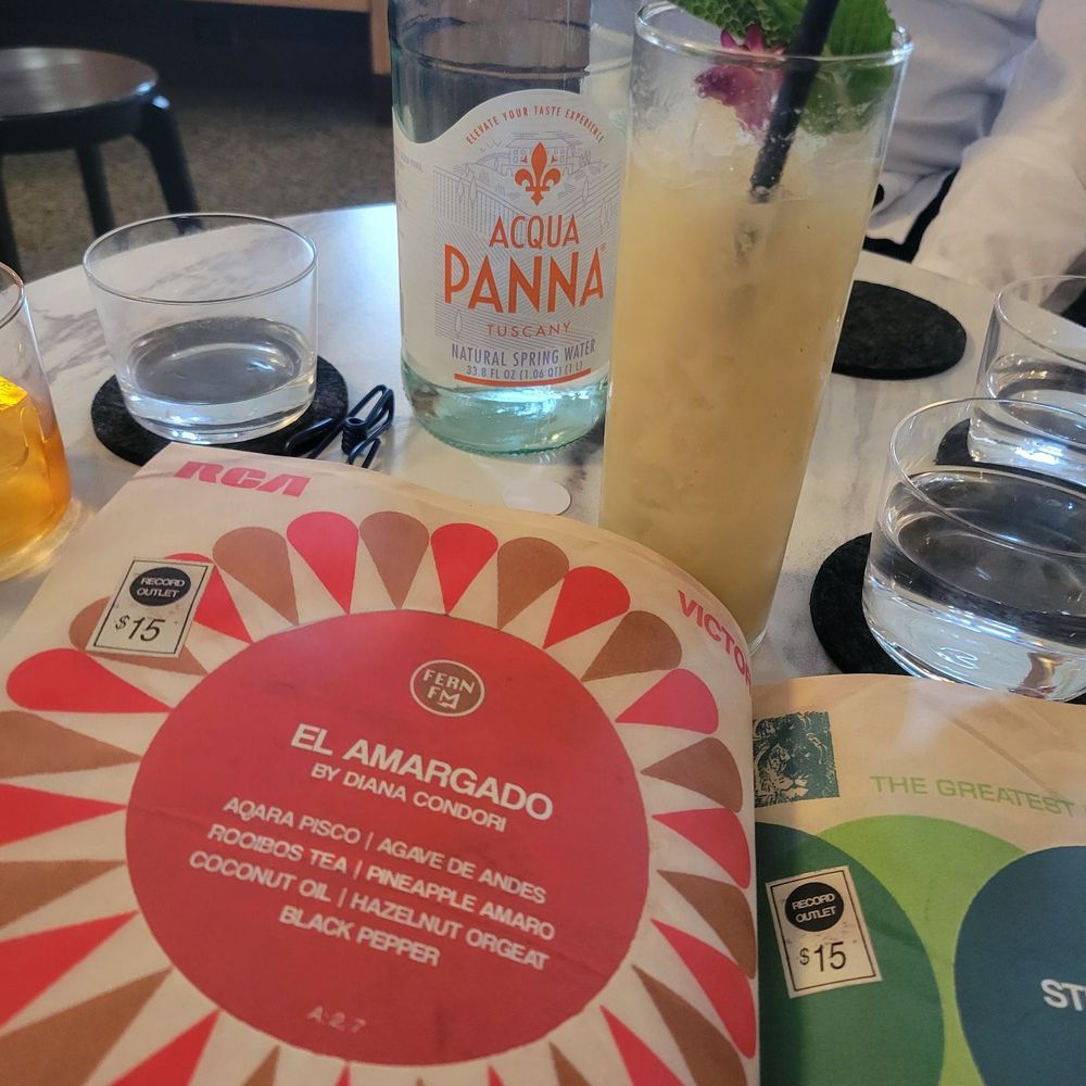 El Amargado drink and the page in the cocktail book! El Amargado drink and the page in the cocktail book!