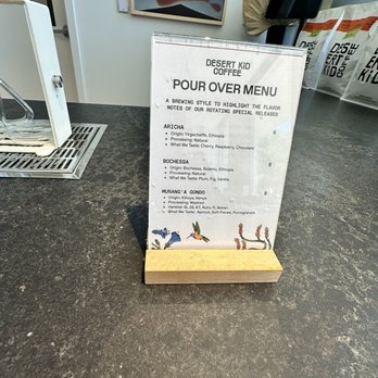 Desert Kid Coffee - Pour Over Menu 9/2026 - Coffee Roasteries Near Me - Palm Desert, California Desert Kid Coffee - Pour Over Menu 9/2026 - Coffee Roasteries Near Me - Palm Desert, California