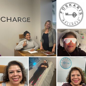 Foskaris Wellness - I tried to take a picture at each station, then had to take a picture of owner, Penny, with a guest who was sharing her experience. - Weight Loss Centers Near Me - Anaheim, California Foskaris Wellness - I tried to take a picture at each station, then had to take a picture of owner, Penny, with a guest who was sharing her experience. - Weight Loss Centers Near Me - Anaheim, California
