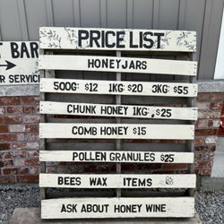 Circling Hawk Honey & Mead - Price list