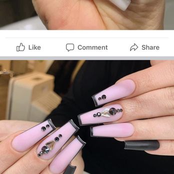 Lancaster Nail Bar - This is the design I requested - Nail Salons Near Me - Lancaster, Texas