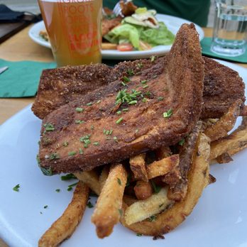 Jaeger Haus - Aubergine Schnitzel (subbed potatoes for fries) - German Near Me - Tivoli, New York Jaeger Haus - Aubergine Schnitzel (subbed potatoes for fries) - German Near Me - Tivoli, New York