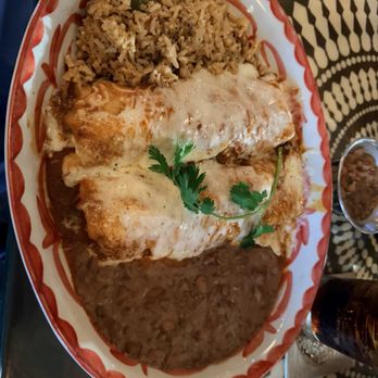 Lupe Tortilla Mexican Restaurant - Chicken taco enchiladas. Enough for two meals. - Mexican Near Me - Houston, Texas Lupe Tortilla Mexican Restaurant - Chicken taco enchiladas. Enough for two meals. - Mexican Near Me - Houston, Texas