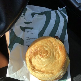 Starbucks - Double Double-Smoked Bacon, Cheddar & Egg Sandwich is THE best! - Coffee & Tea Near Me - Pembroke Pines, Florida Starbucks - Double Double-Smoked Bacon, Cheddar & Egg Sandwich is THE best! - Coffee & Tea Near Me - Pembroke Pines, Florida