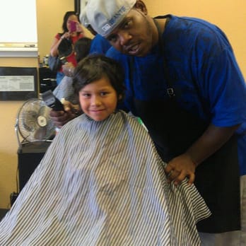 The Cutz Barbershop - Godson chopping it all off! By big Ed the barber :) - Barbers Near Me - Hayward, California
