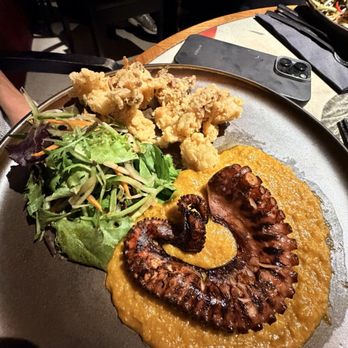 Sia - Dump the calamari and spoiled greens. Squid was pretty tasty outside of the curry sauce. - Asian Fusion Near Me - Prague, Puerto Rico Sia - Dump the calamari and spoiled greens. Squid was pretty tasty outside of the curry sauce. - Asian Fusion Near Me - Prague, Puerto Rico