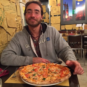 Bacco Felice - Pizzas are great! This guy ate THREE! #challengeaccepted - Seafood Near Me - Venezia, VE Bacco Felice - Pizzas are great! This guy ate THREE! #challengeaccepted - Seafood Near Me - Venezia, VE