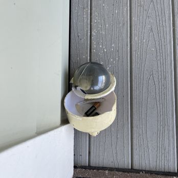 Fish Window Cleaning - Camera housing they broke off my house with no offer to replace of compensate. - Window Washing Near Me - Vancouver, Washington
