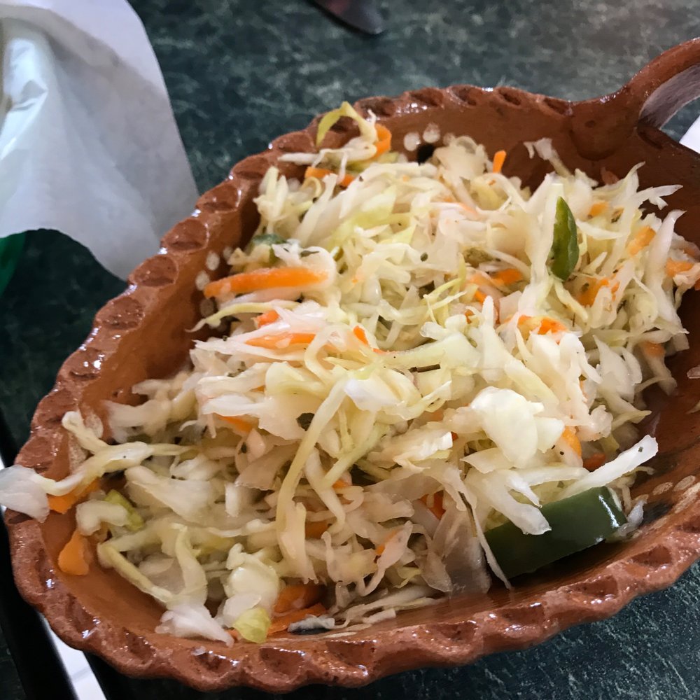Pupuseria Cuzcatlan - cabbage slaw - Salvadoran Near Me - Pacoima, California Pupuseria Cuzcatlan - cabbage slaw - Salvadoran Near Me - Pacoima, California