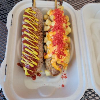 Two Hands Corn Dogs - Korean Near Me - East Los Angeles, California Two Hands Corn Dogs - Korean Near Me - East Los Angeles, California