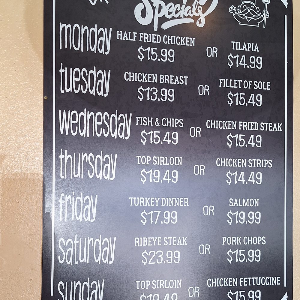 Spires Restaurant - This board shows weekly specials - Breakfast & Brunch Near Me - Lawndale, California Spires Restaurant - This board shows weekly specials - Breakfast & Brunch Near Me - Lawndale, California