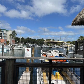Skipper's Dockside - View from our table. - Seafood Near Me - Key Largo, Florida