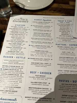 Menu photo 1 Columbus Fish Market Columbus, OH Menu photo 1 Columbus Fish Market Columbus, OH