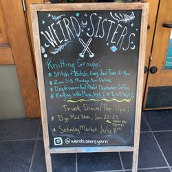 Outside signage.