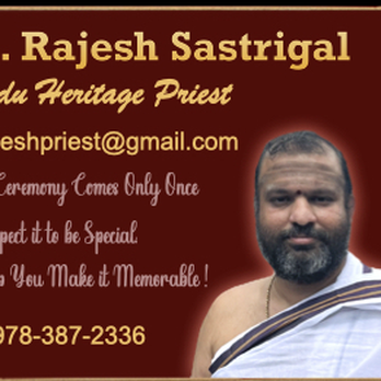 Sri Rajesh Sastrigal - Hindu Priest Services - Officiants Near Me Sri Rajesh Sastrigal - Hindu Priest Services - Officiants Near Me