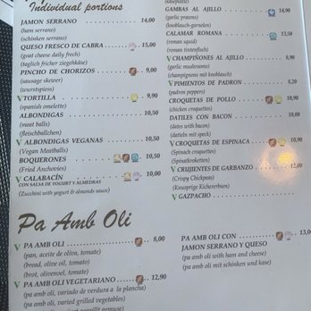 Cristal - Regular menu - Tapas/Small Plates Near Me - Alcúdia, PM