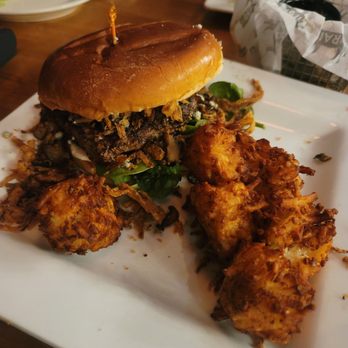 Rail Craft Kitchen & Bar - Blue Bessi and housemate tater tots. - Bars Near Me - Dublin, Ohio Rail Craft Kitchen & Bar - Blue Bessi and housemate tater tots. - Bars Near Me - Dublin, Ohio
