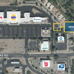 Verde Smiles - Aerial view of our location, NE corner of the Bashas parking lot in Camp Verde.