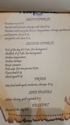Menu photo 6 La Pesceria Barberini Rome, RM Menu photo 6 La Pesceria Barberini Rome, RM