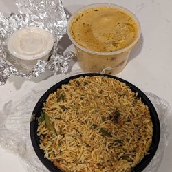 Taste of India - Vegetable Biryani  Malai Kofta (Ricotta cheese rolled into balls and cooked in mild gravy.)