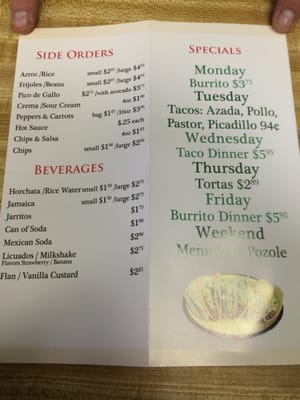 Menu photo 5 Taco Stop Brookfield, IL
