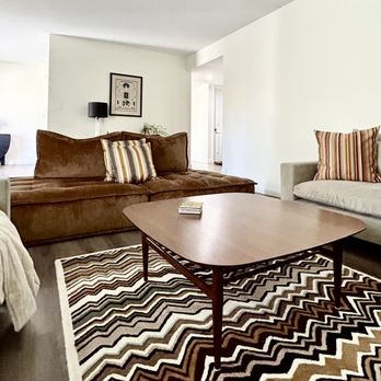 Brandi R Levy - Coastal relaxed living room in Southern California. We used interesting, low profile furniture, and mixed bold patterns in earth tones. - Home Organization Near Me Brandi R Levy - Coastal relaxed living room in Southern California. We used interesting, low profile furniture, and mixed bold patterns in earth tones. - Home Organization Near Me