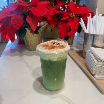 Coft - Matcha with Flan Cream - Coffee & Tea Near Me - Chino, California
