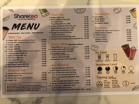 Menu photo 7 Sharetea North Las Vegas, NV Menu photo 7 Sharetea North Las Vegas, NV
