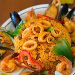 Latin American Restaurant - Seafood rice