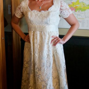 Bustle and Bodice - AFTER: 38-year-old wedding dress reconstruction by Anna - Sewing & Alterations Near Me