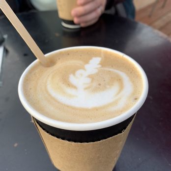 Moka House Coffee - a cup of coffee on a table - Coffee & Tea Near Me - Victoria, British Columbia