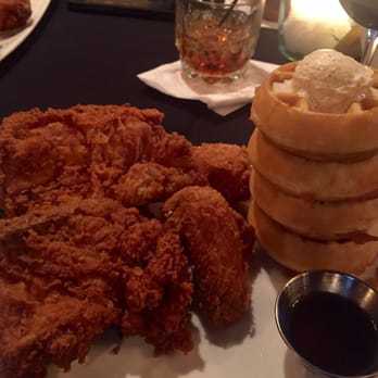 Rose Villa Southern Table & Bar - The soon to be famous chicken and waffles. - Southern Near Me - Ormond Beach, Florida