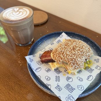 Camp Cove - Breakfast sandwich, mocha - Cafes Near Me - Sacramento, California Camp Cove - Breakfast sandwich, mocha - Cafes Near Me - Sacramento, California