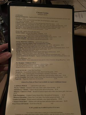 Menu photo 7 Chianti Cucina Novato, CA Menu photo 7 Chianti Cucina Novato, CA