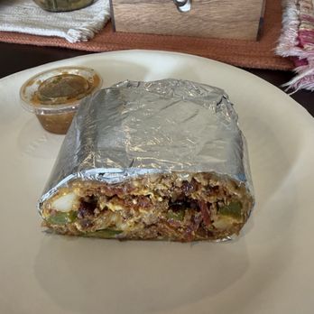 Sunny Side Up Doughnuts - Mighty SunnySideUp Burrito substitute ham for chorizo - Donuts Near Me - Laguna Niguel, California