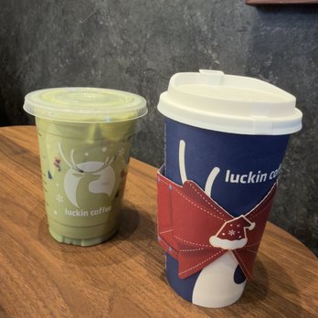 Elite Experience: Luckin Coffee - 1375 Broadway - Kyoto Matcha Latte & Toffee Hazelnut Latte - Yelp Events Near Me - New York, New York Elite Experience: Luckin Coffee - 1375 Broadway - Kyoto Matcha Latte & Toffee Hazelnut Latte - Yelp Events Near Me - New York, New York