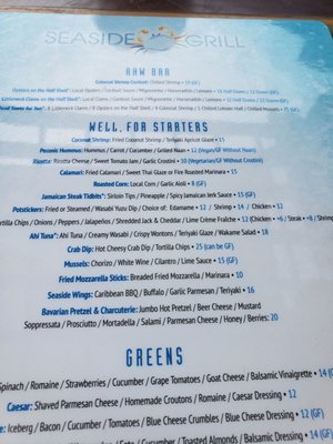 Menu photo 2 Seaside Grill Riverhead, NY