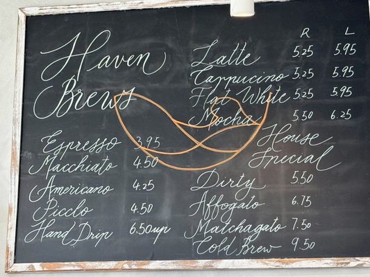 Menu photo 2 Haven Brews Toronto, ON