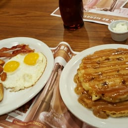 Pumpkin Pecan pancakes and eggs Pumpkin Pecan pancakes and eggs