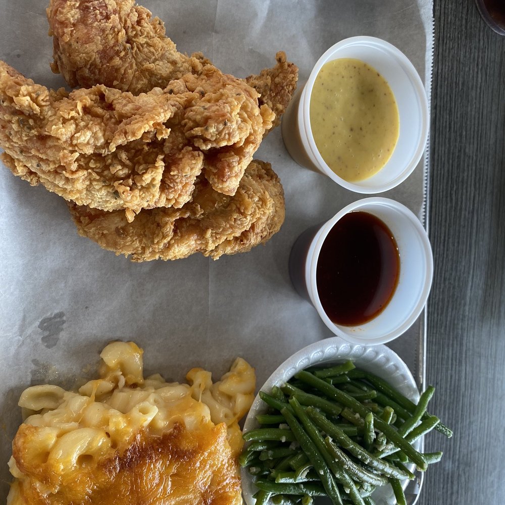 Scratch Fried Chicken - 3PC Tenders - 3 Tenders and 2 sides - Chicken Wings Near Me - Greensboro, North Carolina
