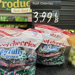 Good cheap tasty cherries at a good price without getting ripped off by Safeway !