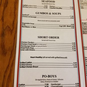 Park Restaurant - Full menu - Cajun/Creole Near Me - Abbeville, Louisiana Park Restaurant - Full menu - Cajun/Creole Near Me - Abbeville, Louisiana