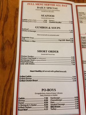 Menu photo 3 Park Restaurant Abbeville, LA Menu photo 3 Park Restaurant Abbeville, LA