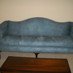 Nevae's Upholstery Shop - My reupholstered couch!