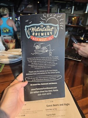 Menu photo 4 The Waterfront Brewery Key West, FL Menu photo 4 The Waterfront Brewery Key West, FL