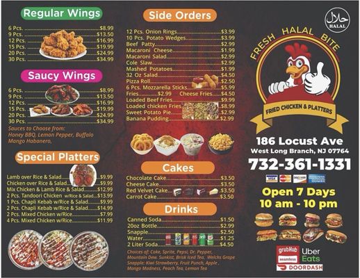 Menu photo 2 Fresh Halal Bite West Long Branch, NJ Menu photo 2 Fresh Halal Bite West Long Branch, NJ