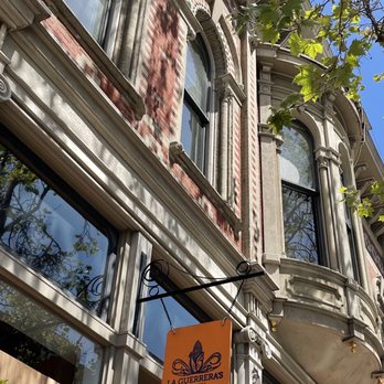 Las Guerreras - I'm so happy this sign made it from the old location to the new. Very cool building! - Breakfast & Brunch Near Me - Oakland, California