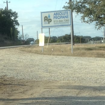 Absolute Propane - Their sign. - Propane Near Me - Austin, Texas