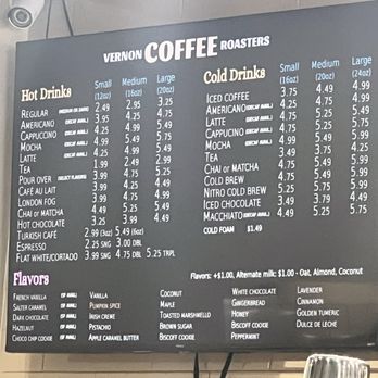 Vernon Coffee Roasters - Menu - Coffee Roasteries Near Me - Vernon, Connecticut