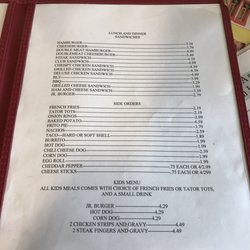 Bertha's Cafe - Menu